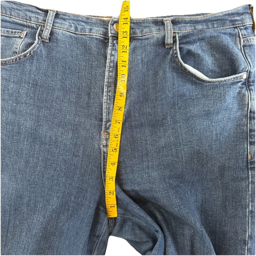 Anthropologie Pilcro Wide-Leg Jeans Women's SZ 33 Medium Wash High-Rise Baggy - Picture 7 of 8